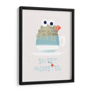 Dulce cupcake monstruo de menta - Annick | Cuadro decorativo de Canvas Lab