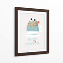 Dulce cupcake monstruo de menta - Annick | Cuadro decorativo de Canvas Lab