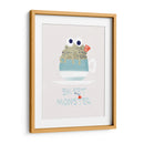 Dulce cupcake monstruo de menta - Annick | Cuadro decorativo de Canvas Lab