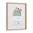 Dulce cupcake monstruo de menta - Annick | Cuadro decorativo de Canvas Lab
