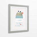 Dulce cupcake monstruo de menta - Annick | Cuadro decorativo de Canvas Lab