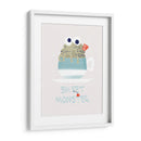 Dulce cupcake monstruo de menta - Annick | Cuadro decorativo de Canvas Lab