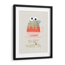 Dulce cupcake monstruo rojo - Annick | Cuadro decorativo de Canvas Lab
