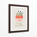 Dulce cupcake monstruo rojo - Annick | Cuadro decorativo de Canvas Lab