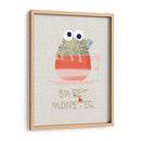 Dulce cupcake monstruo rojo - Annick | Cuadro decorativo de Canvas Lab