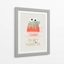 Dulce cupcake monstruo rojo - Annick | Cuadro decorativo de Canvas Lab