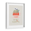 Dulce cupcake monstruo rojo - Annick | Cuadro decorativo de Canvas Lab