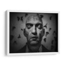 Los pensamientos zumban a mi alrededor como polillas alrededor de una luz. - Holger Droste | Cuadro decorativo de Canvas Lab