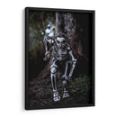 Hombre esqueleto. Tierras altas de Papúa Nueva Guinea - Francisco Mendoza Ruiz | Cuadro decorativo de Canvas Lab