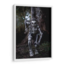 Hombre esqueleto. Tierras altas de Papúa Nueva Guinea - Francisco Mendoza Ruiz | Cuadro decorativo de Canvas Lab