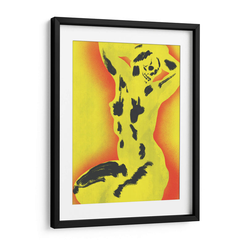 Cráneo amarillo desnudo - Little Dean | Cuadro decorativo de Canvas Lab