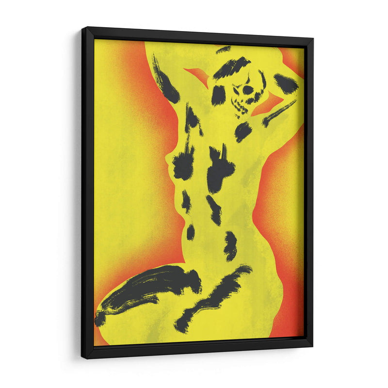 Cráneo amarillo desnudo - Little Dean | Cuadro decorativo de Canvas Lab