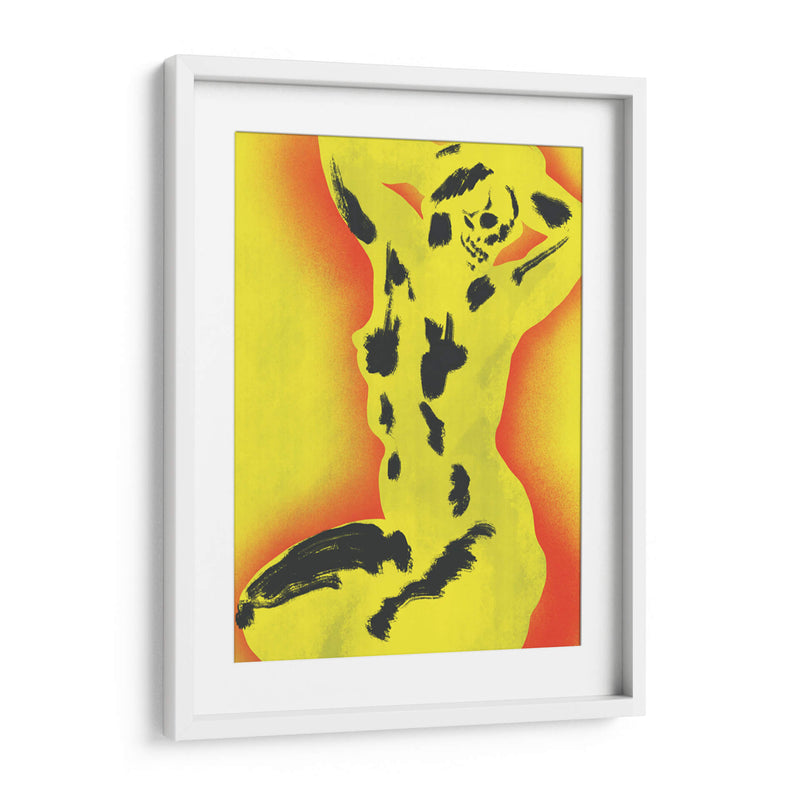 Cráneo amarillo desnudo - Little Dean | Cuadro decorativo de Canvas Lab