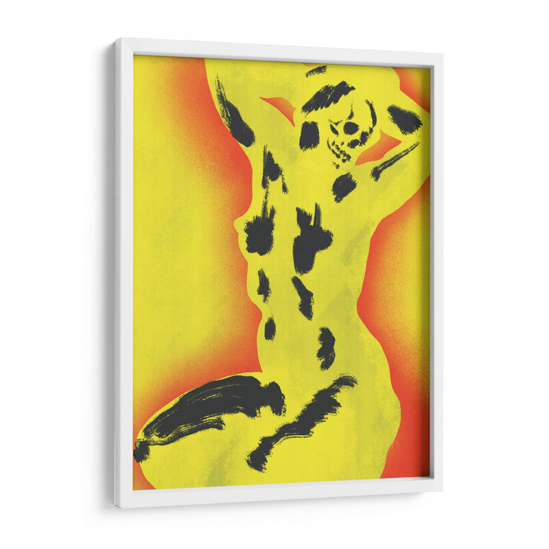 Cráneo amarillo desnudo - Little Dean | Cuadro decorativo de Canvas Lab