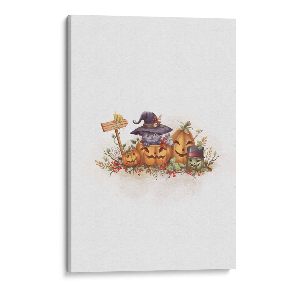 Gato Brujo En Halloween II - Xuan Thai | Cuadro decorativo de Canvas Lab
