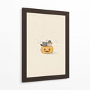 Gato y perro en Halloween II - Xuan Thai | Cuadro decorativo de Canvas Lab