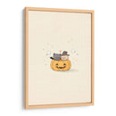 Gato y perro en Halloween - Xuan Thai | Cuadro decorativo de Canvas Lab