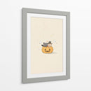 Gato y perro en Halloween II - Xuan Thai | Cuadro decorativo de Canvas Lab