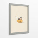 Gato y perro en Halloween II - Xuan Thai | Cuadro decorativo de Canvas Lab