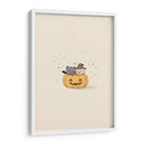 Gato y perro en Halloween - Xuan Thai | Cuadro decorativo de Canvas Lab