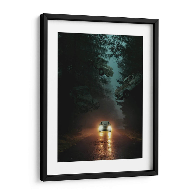 Coches fantasma voladores - Ariz Rab | Cuadro decorativo de Canvas Lab