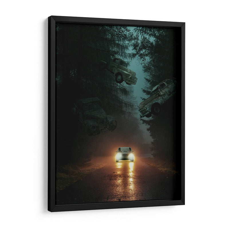 Coches fantasma voladores - Ariz Rab | Cuadro decorativo de Canvas Lab