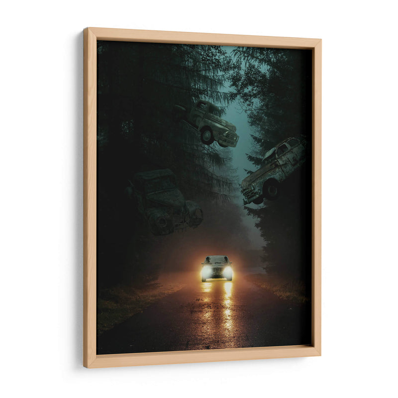 Coches fantasma voladores - Ariz Rab | Cuadro decorativo de Canvas Lab