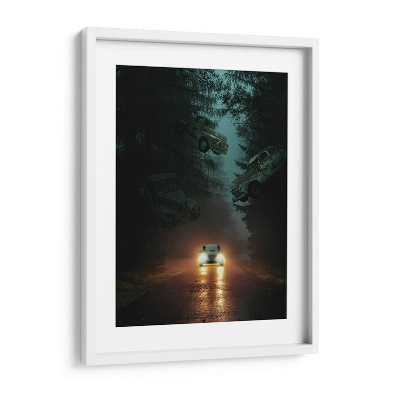 Coches fantasma voladores - Ariz Rab | Cuadro decorativo de Canvas Lab