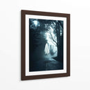 Fantasma de Halloween en la carretera oscura - Ariz Rab | Cuadro decorativo de Canvas Lab