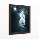 Fantasma de Halloween en la carretera oscura - Ariz Rab | Cuadro decorativo de Canvas Lab