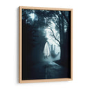 Fantasma de Halloween en la carretera oscura - Ariz Rab | Cuadro decorativo de Canvas Lab