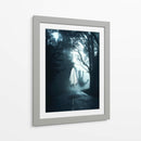 Fantasma de Halloween en la carretera oscura - Ariz Rab | Cuadro decorativo de Canvas Lab