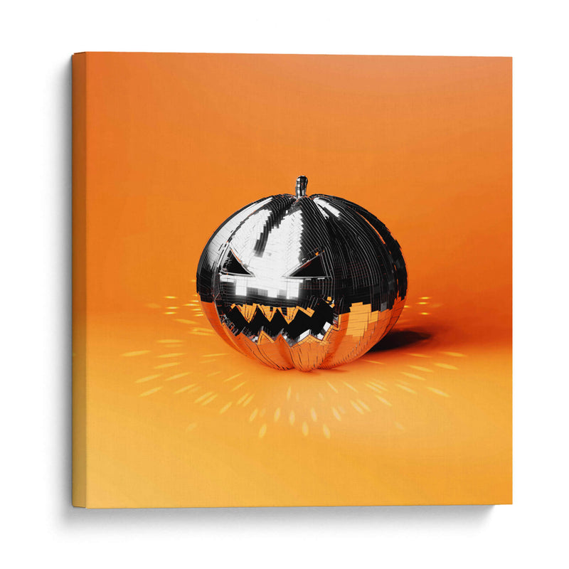 Calabaza disco, cuadrado - Artem Pozdniakov | Cuadro decorativo de Canvas Lab