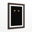 Ojos de gato de Halloween - Rosana Laiz Blursbyai | Cuadro decorativo de Canvas Lab
