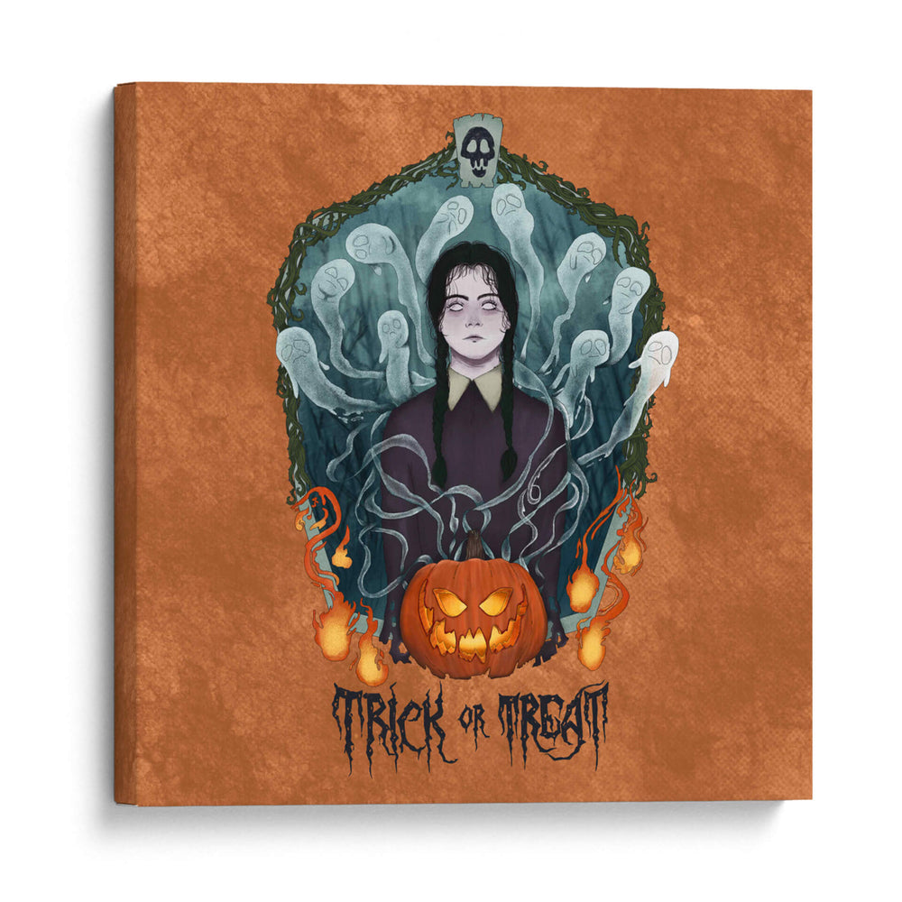 Truco o trato espeluznante - Mary Joseph | Cuadro decorativo de Canvas Lab