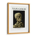 Cabeza de esqueleto con un cigarrillo encendido - Fluidys | Cuadro decorativo de Canvas Lab