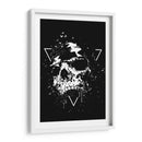 Cráneo X (blanco y negro) - Balazs Solti | Cuadro decorativo de Canvas Lab