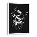 Cráneo X (blanco y negro) - Balazs Solti | Cuadro decorativo de Canvas Lab