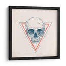 Cráneo en triángulos - Balazs Solti | Cuadro decorativo de Canvas Lab