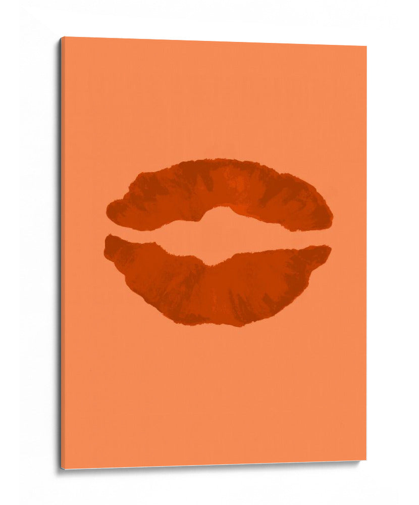 Póster de terracota de labios de Halloween 1 - Lori Ann Folz | Cuadro decorativo de Canvas Lab