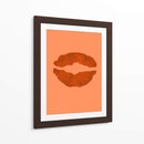 Póster de terracota de labios de Halloween 1 - Lori Ann Folz | Cuadro decorativo de Canvas Lab