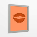 Póster de terracota de labios de Halloween 1 - Lori Ann Folz | Cuadro decorativo de Canvas Lab