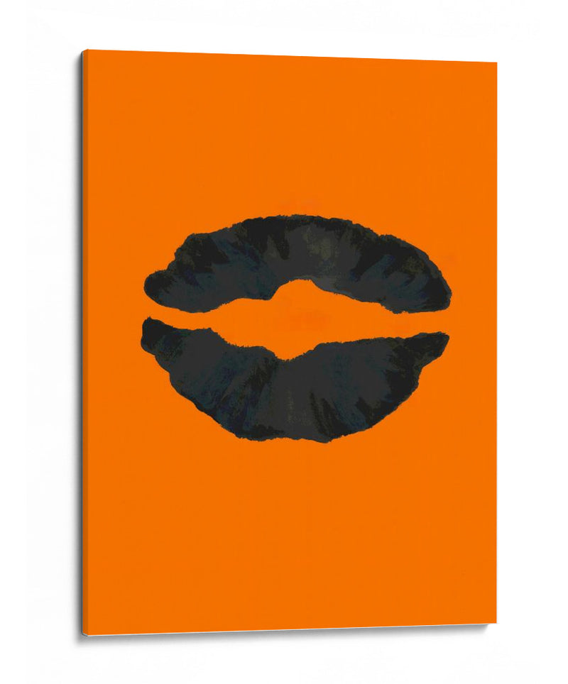 Póster de labios naranjas de Halloween 1 - Lori Ann Folz | Cuadro decorativo de Canvas Lab