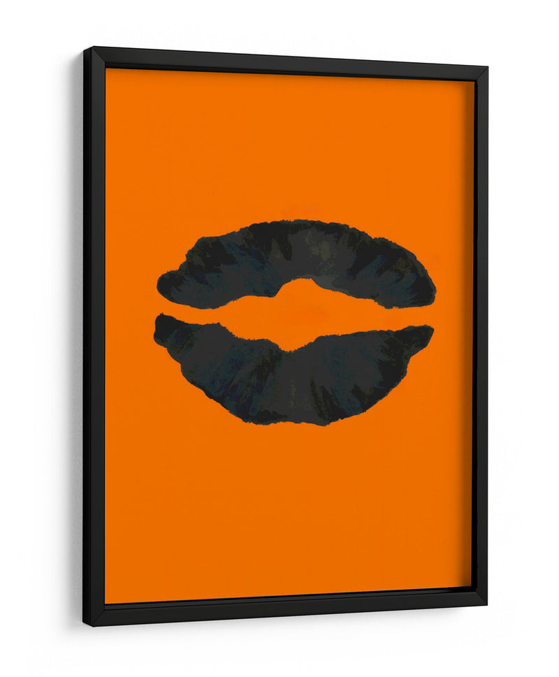Póster de labios naranjas de Halloween 1 - Lori Ann Folz | Cuadro decorativo de Canvas Lab
