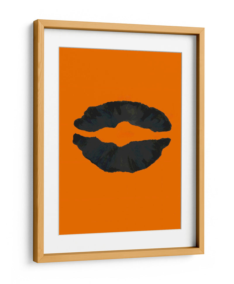 Póster de labios naranjas de Halloween 1 - Lori Ann Folz | Cuadro decorativo de Canvas Lab