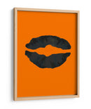 Póster de labios naranjas de Halloween 1 - Lori Ann Folz | Cuadro decorativo de Canvas Lab
