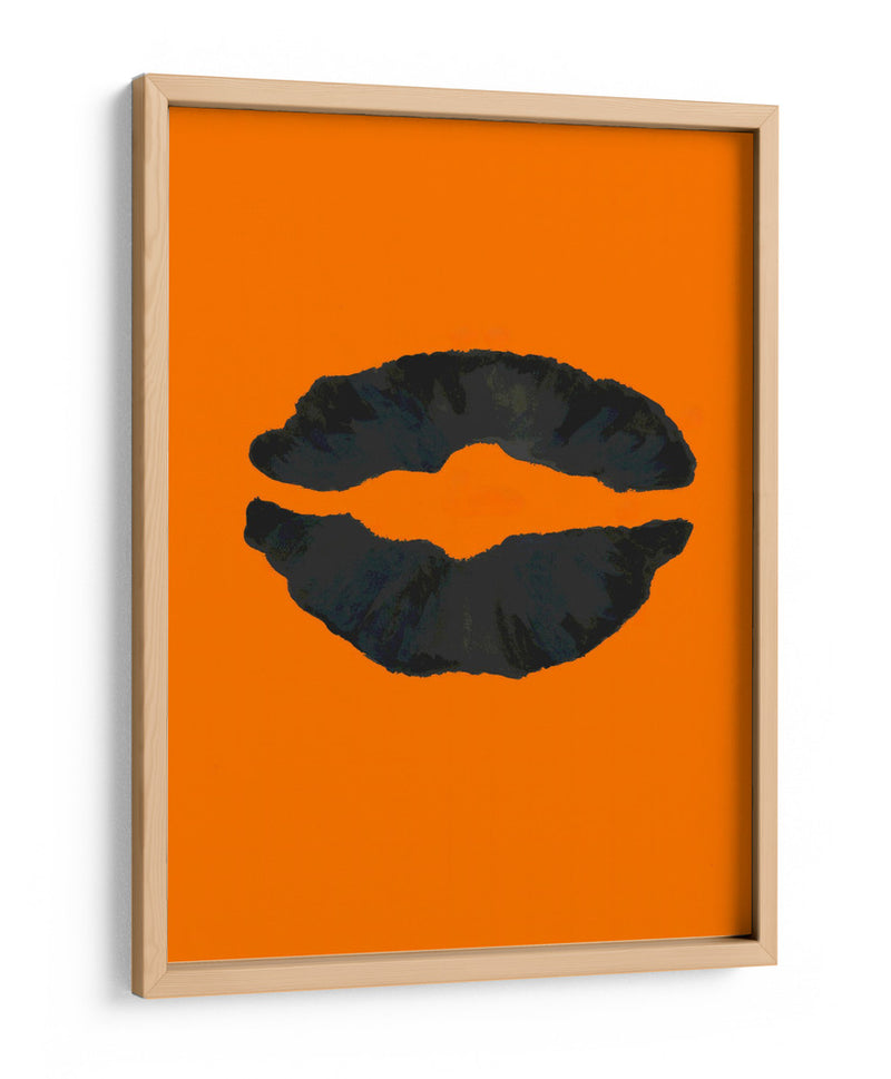 Póster de labios naranjas de Halloween 1 - Lori Ann Folz | Cuadro decorativo de Canvas Lab
