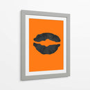 Póster de labios naranjas de Halloween 1 - Lori Ann Folz | Cuadro decorativo de Canvas Lab