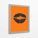 Póster de labios naranjas de Halloween 1 - Lori Ann Folz | Cuadro decorativo de Canvas Lab