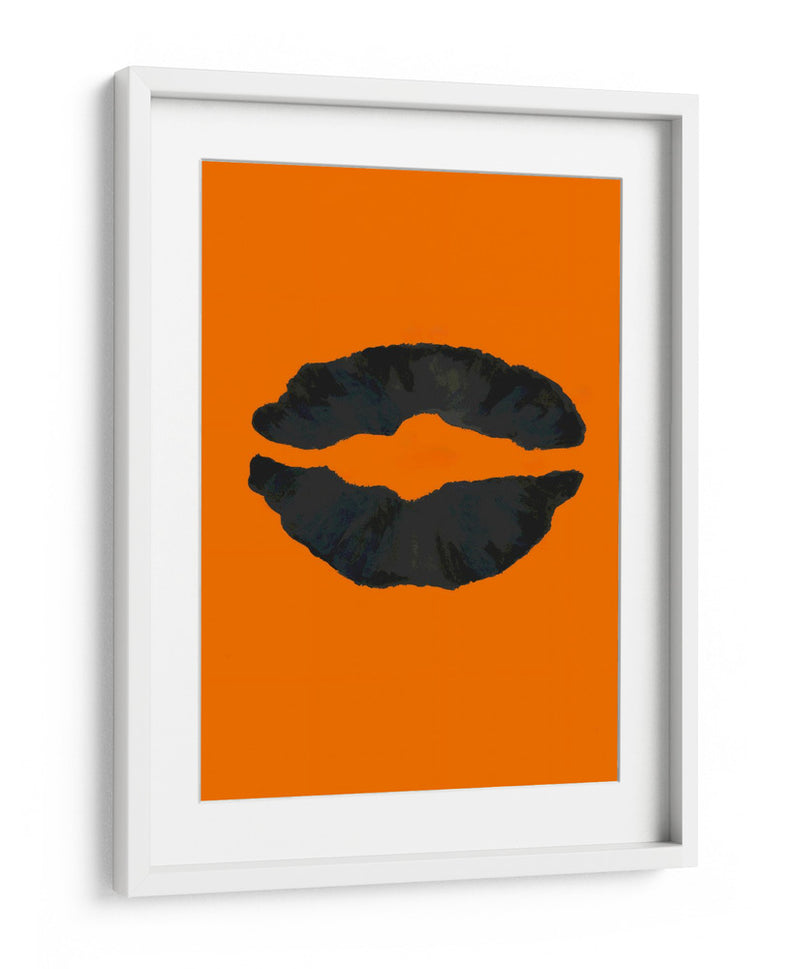 Póster de labios naranjas de Halloween 1 - Lori Ann Folz | Cuadro decorativo de Canvas Lab